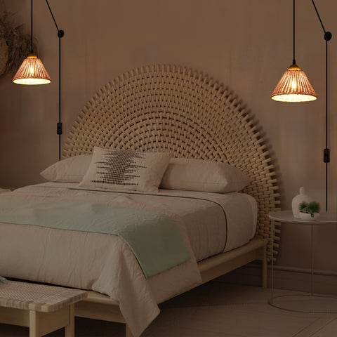 Trapezoid Lampshape Chandelier Wall Light