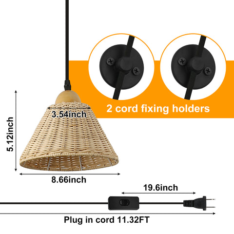 Trapezoid Lampshape Chandelier Wall Light