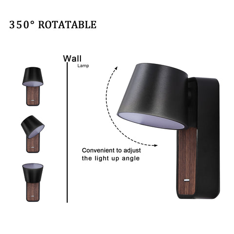 Industrial Wooden Wall Sconce Lighting Fixtures