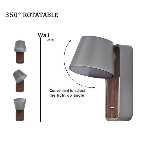 Industrial Wooden Wall Sconce Lighting Fixtures