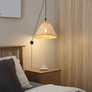 Trapezoid Lampshape Chandelier Wall Light