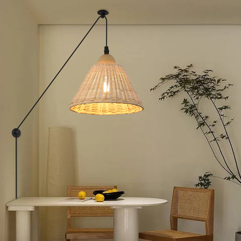Trapezoid Lampshape Chandelier Wall Light