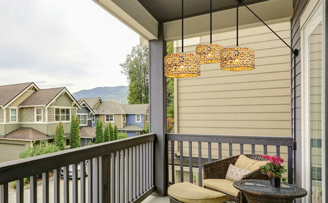 Modern Rattan Bamboo Pendant Light