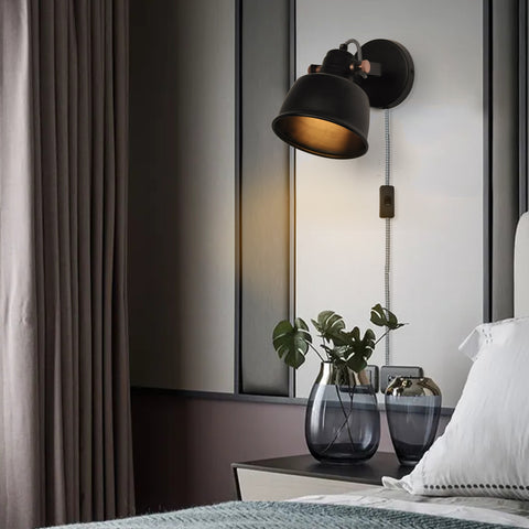 Indoor Reading Night Light Fixture Adjustable Spotlight