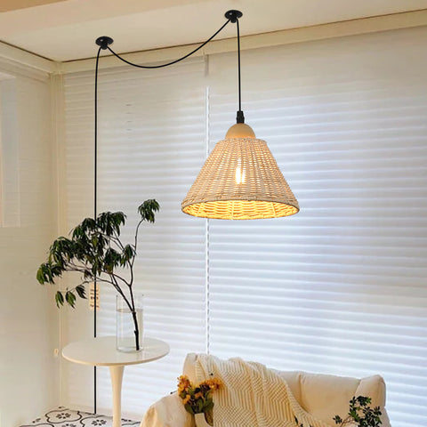 Trapezoid Lampshape Chandelier Wall Light