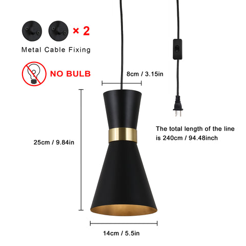 Indoor Retro Metal Pendant Light