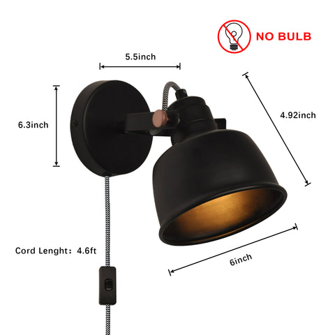 Indoor Reading Night Light Fixture Adjustable Spotlight