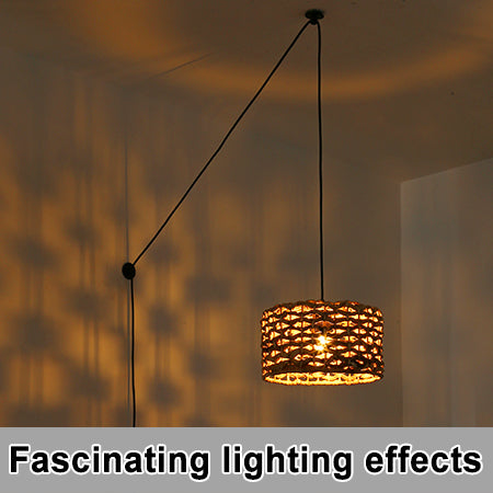 Modern Rattan Bamboo Pendant Light