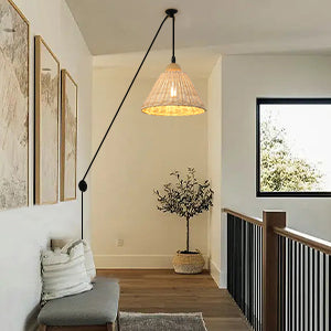 Trapezoid Lampshape Chandelier Wall Light