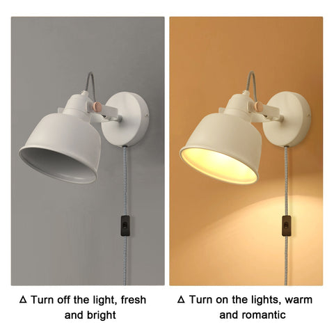 Indoor Reading Night Light Fixture Adjustable Spotlight