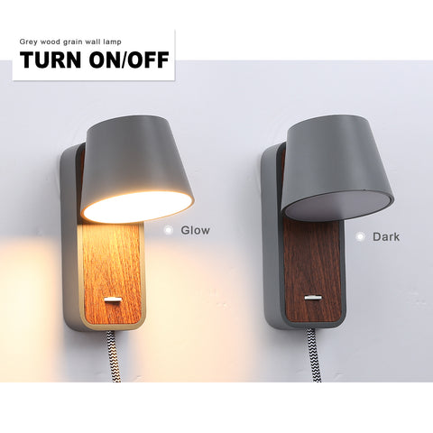 Industrial Wooden Wall Sconce Lighting Fixtures